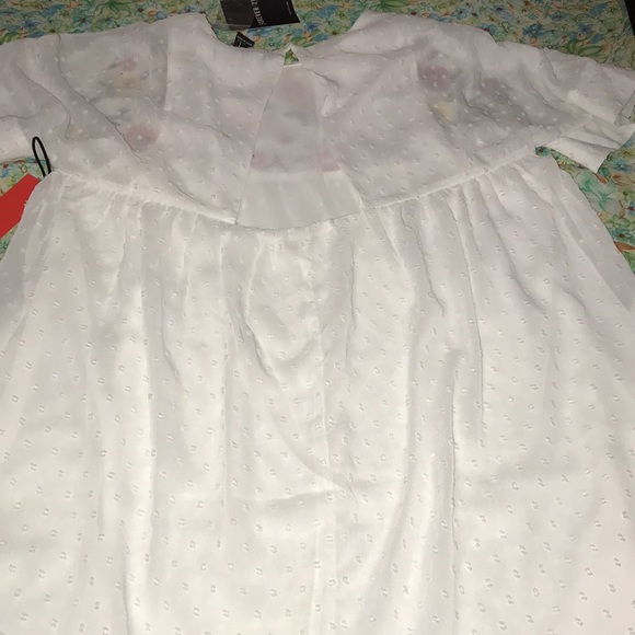 4/$10🌻🌻White & multi color floral forever 21 dress - Picture 6 of 6